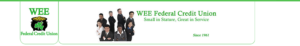 Wee Federal Credit Union Logo