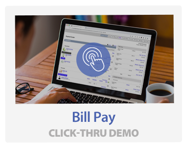 Bill Pay Click-Thru Demo (Desktop)