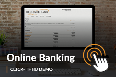 Retail Online Banking Click-Thru Demo (Mobile)