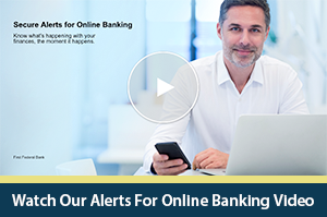 Secure Alerts for Online Banking Video