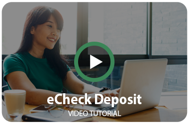 eCheck Deposit