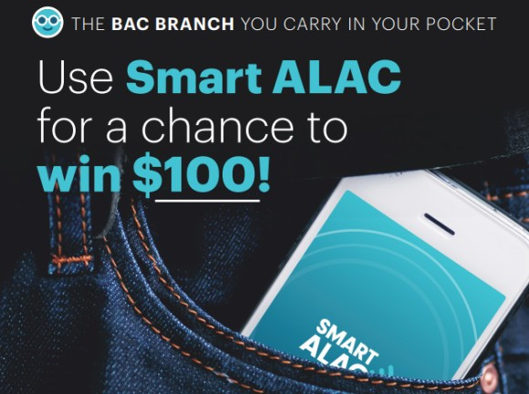 Use Smart ALAC for a chance to win $100! Chat with your personal banker, video conference, send secure documents & more! Click for promotional details. Monthly drawings in 2023.