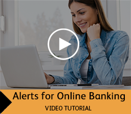 Alerts for online banking