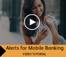 Alerts for mobile banking
