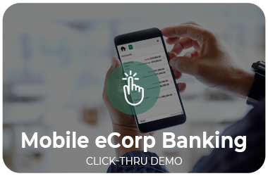 Mobile eCorp Banking Click-Thru Demo (Desktop)