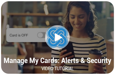 Manage My Cards Alerts and Security Video
