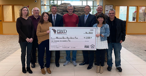 Dells Area United Fund Check Presentation