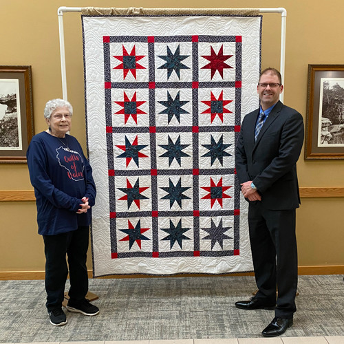 Quilts of Valor Display