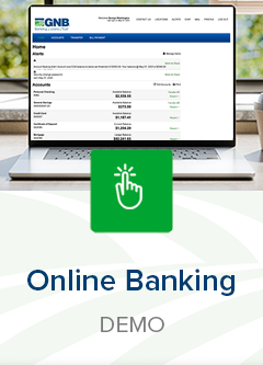 Online Banking Click-Thru Demo (Desktop)