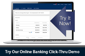 Online Banking Click-Thru Demo (Desktop)