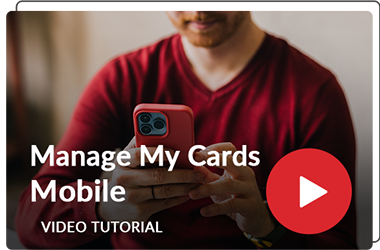 Manage My Cards Mobile Video
