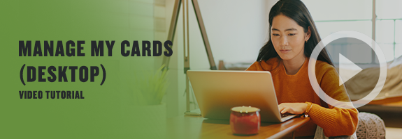 Manage My Cards (Desktop)