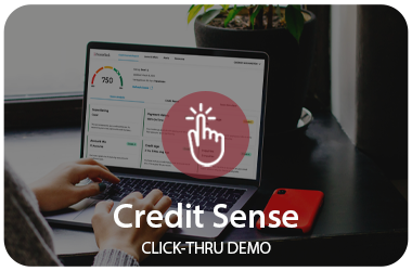 Credit Sense Click-Thru Demo (Desktop)