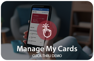 Manage My Cards Click-Thru Demo (Desktop)