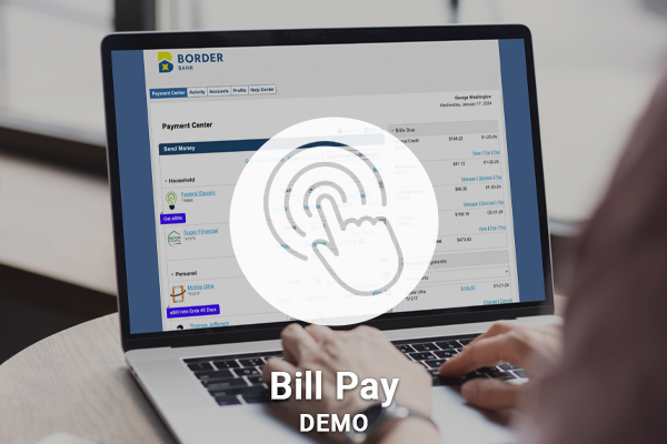 Bill Pay Click-Thru Demo (Desktop)