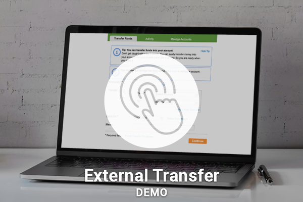 External Transfer Click-Thru Demo (Desktop)