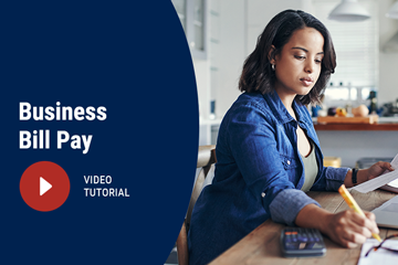 Business Bill Pay Video