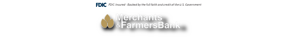 Merchants & Farmers Bank Logo