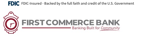 First Commerce Bank Logo