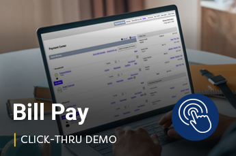 Bill Pay Click-Thru Demo (Desktop)