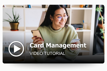 Manage Cards Video