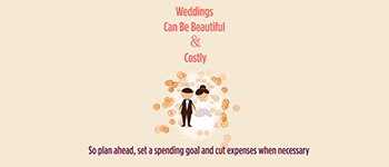 Planning A Wedding Involves Saving, Keeping Track Of Costs
