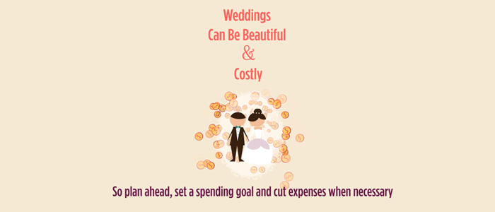 Planning A Wedding Involves Saving, Keeping Track Of Costs 