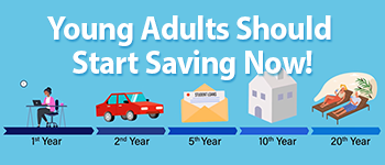 Young Adults Should Start Saving for the Short and Long Term Now