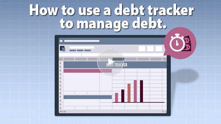 How to use a debt tracker to manage debt